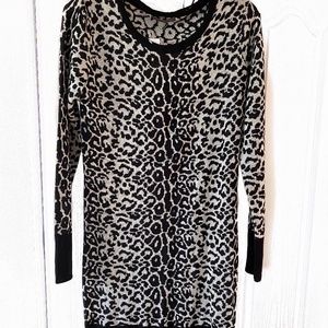 NEW Suzy Shier Animal Print Knit Dress XL